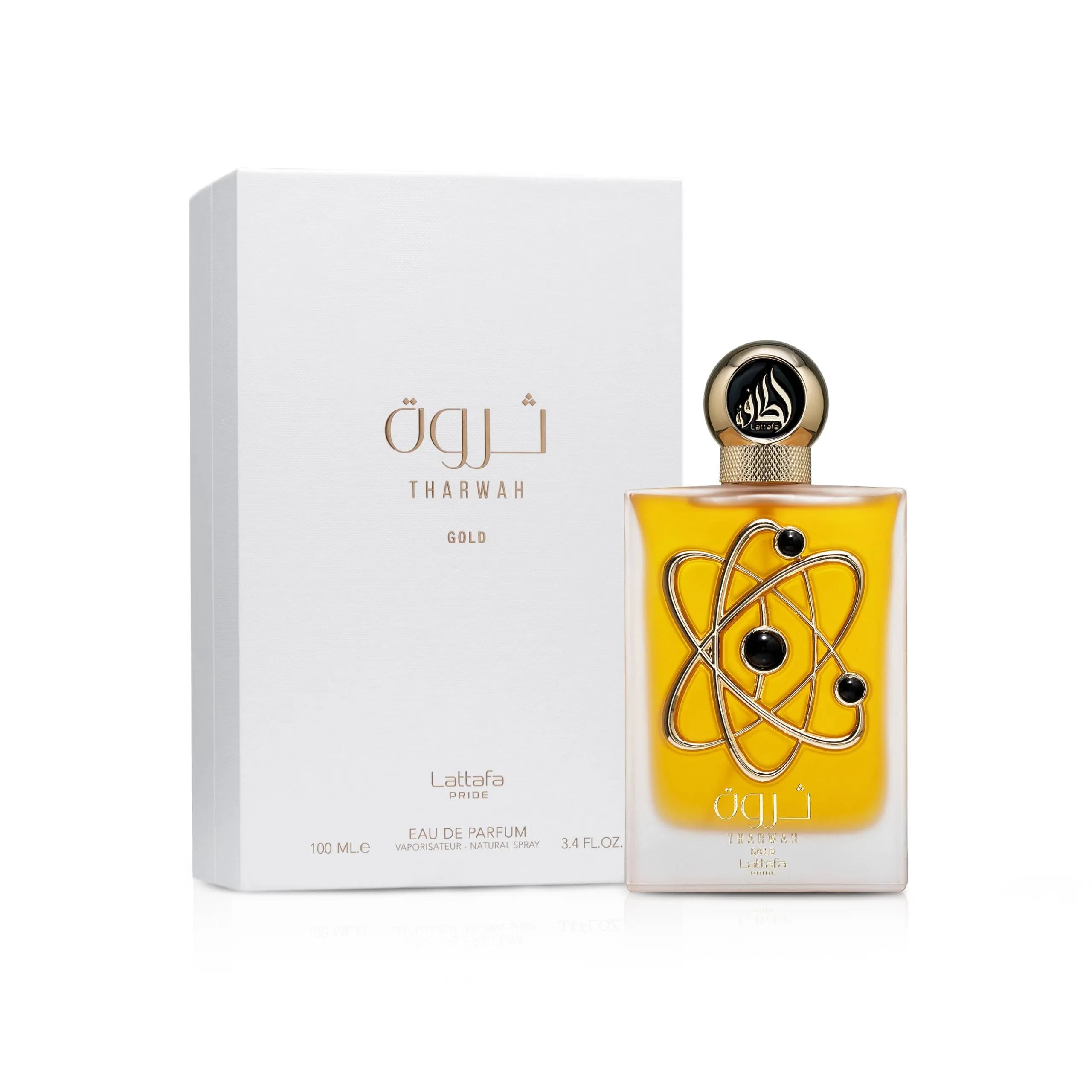 Lattafa Tharwah Gold Kit | Eau de Parfum 100ml Feminino