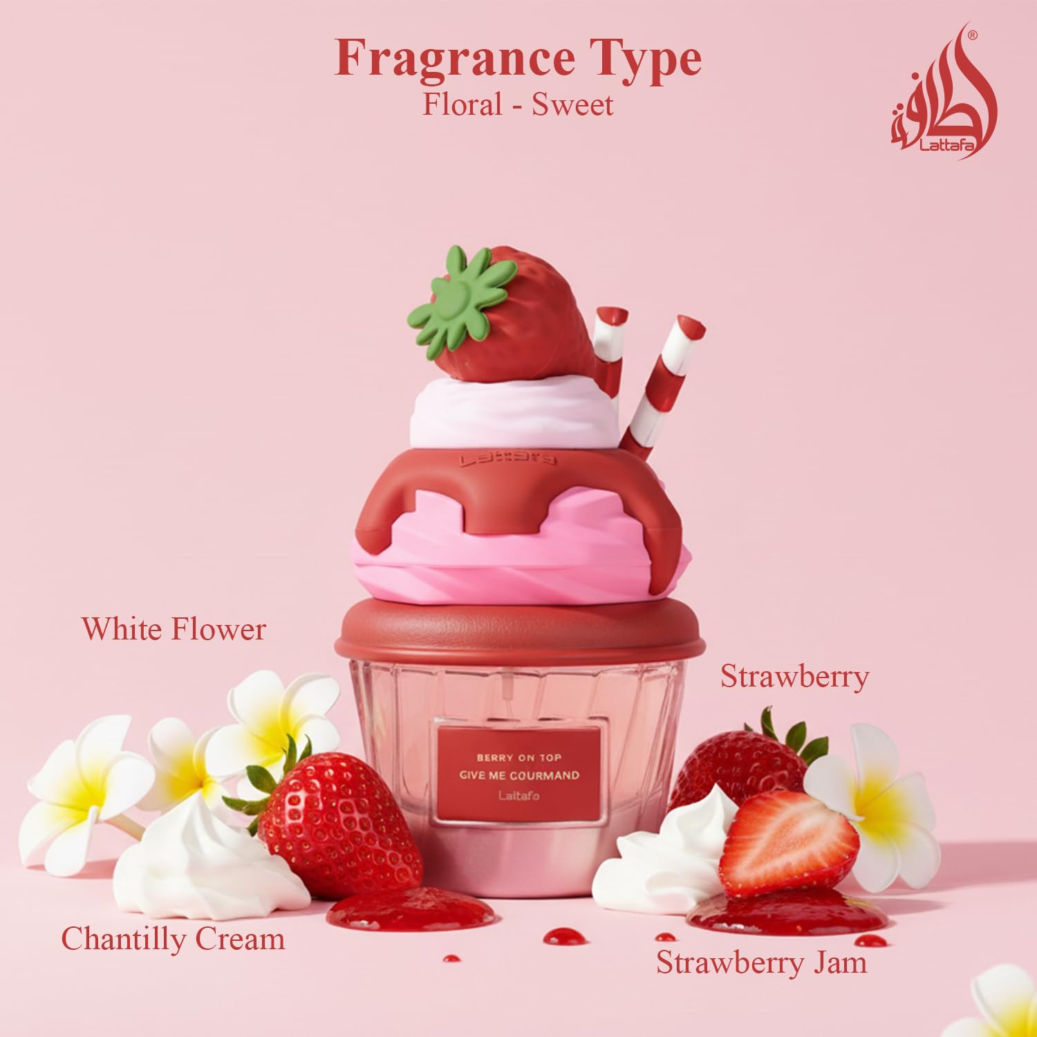 Lattafa Berry on Top Give Me Gourmand 70ml