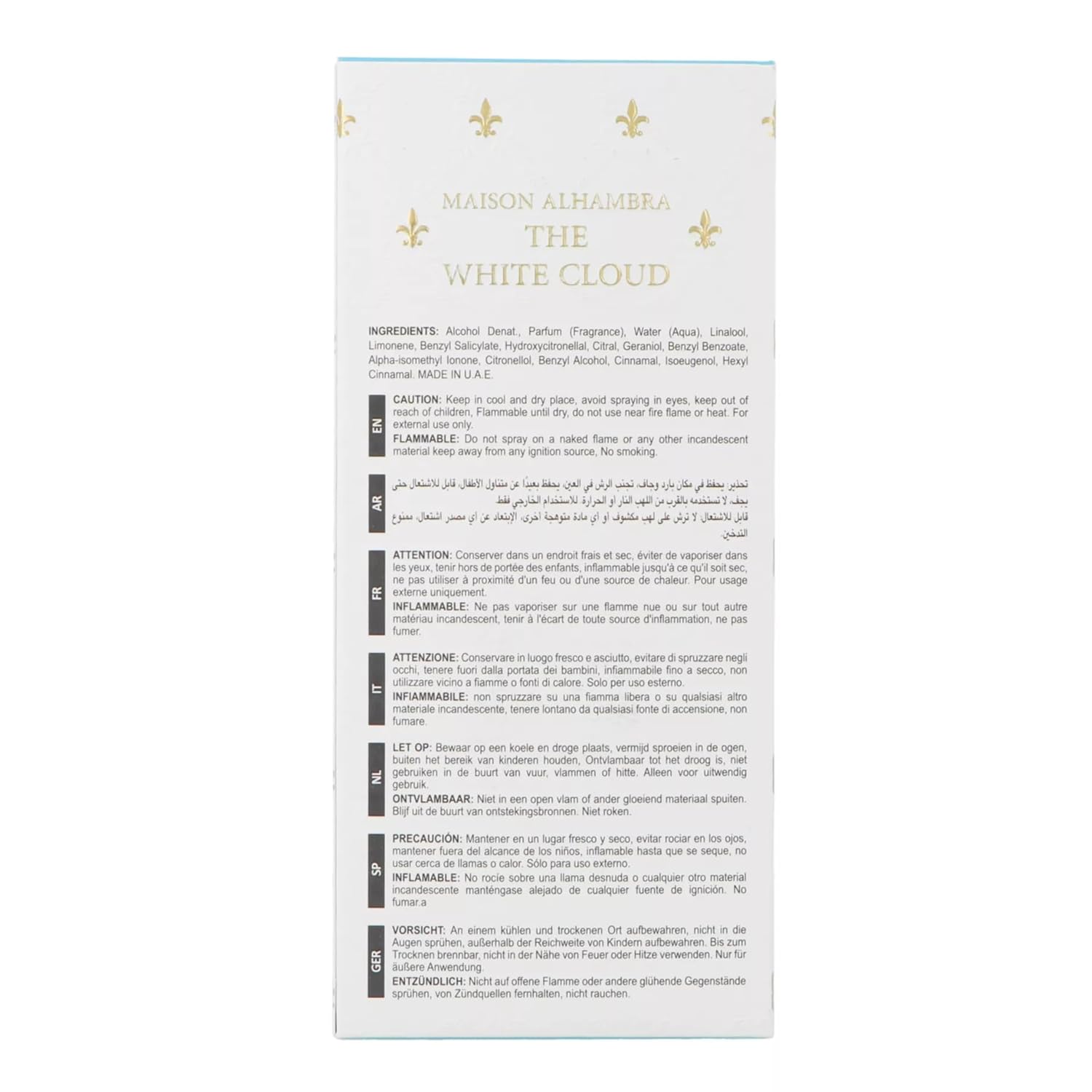 Maison Alhambra The White Cloud 100ml