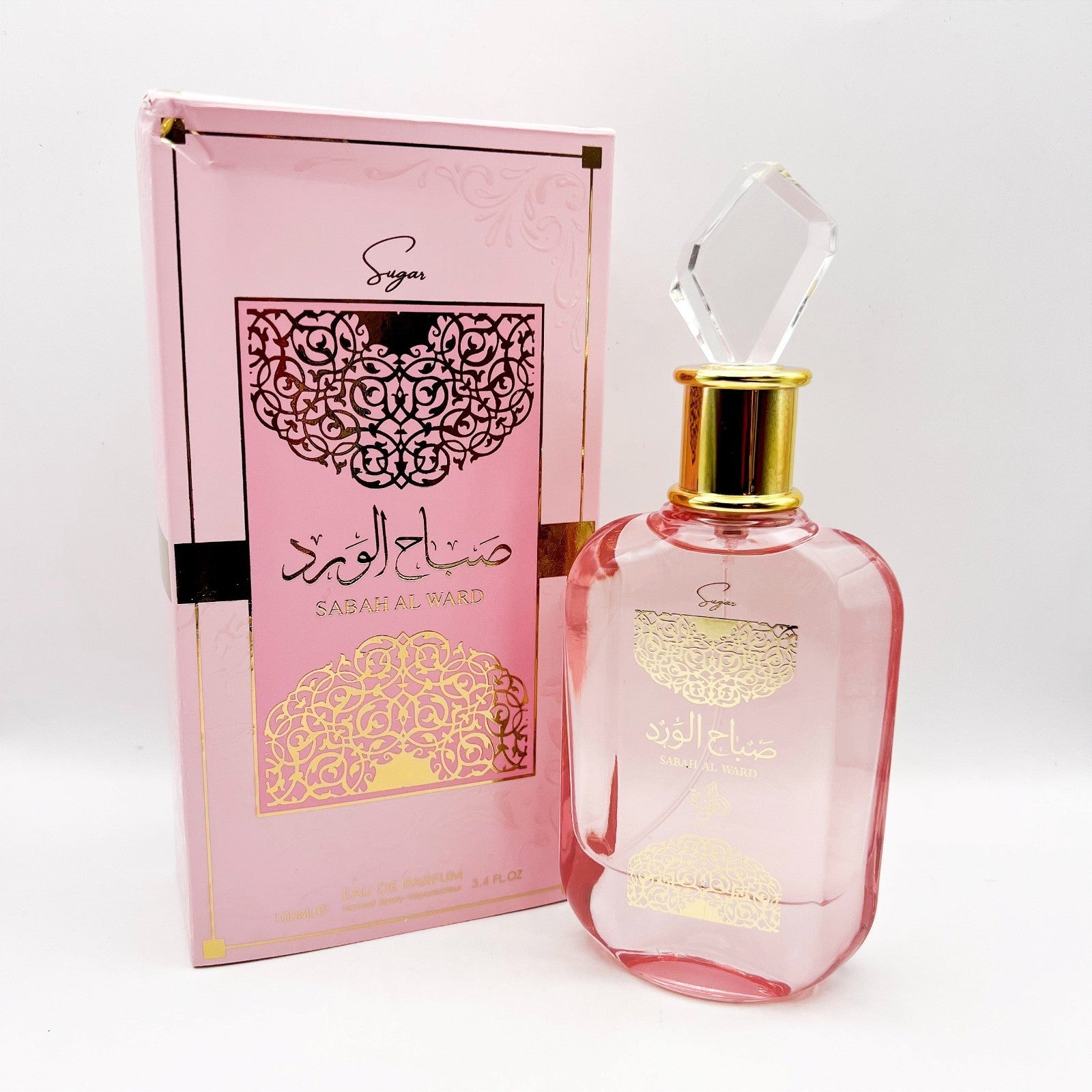Al Wataniah Sabah Al Ward Sugar EDP 100ml | Oriental Gourmand Feminino